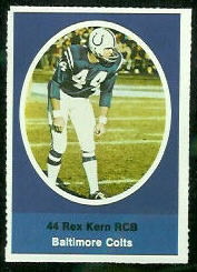 1972 Sunoco Stamps      044      Rex Kern